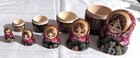 Vintage Russian Matryoshka Nesting Doll 5pc Set Signed Naumova  matryona 