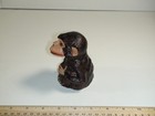 Vintage Bits   Pieces Cast Iron Monkey Money Bank - Mouth Drops To Insert Coins