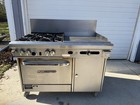 Southbend 4481dc-2tr Ultimate 48  4 Burner Range W 24  Right Thermostat Griddle