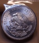 1948 Mexico Silver 5 Pesos Cuauhtemoc