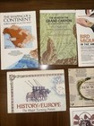 Vintage National Geographic Book Lot Maps History Maps