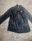 Puma Boys Black White Full Zip Track Sweat Jacket Size M 10 12