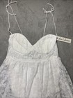 Nwt For Love And Lemons Lorena Maxi Dress White Lace Size Small