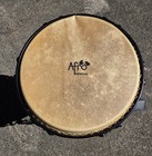 Afro Percussion Wood Djembe Hand Drum W  Carrying Strap   Padded Case