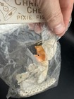 Vintage 1950s Japan Christmas Cheer Pixie Elf Figurine R-0977 Bag Has Opening