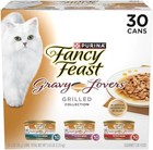 2 Pack Purina Fancy Feast Gravy Lovers Wet Cat Food - Poultry   Beef  30 Ct