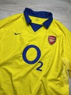 Arsenal Fc Nike 2003 04 Vintage Away Football Shirt Soccer Jersey 