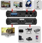 4k Audio Video Capture Card Usb Hdmi Video Capture Device Full Hd Recording