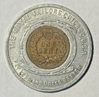 Encased Indian Head Cent Good Luck Piece - The Royal Tailors  Chicago  Illinois