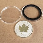 2014   Canada Maple Leaf   1 Oz Silver Horse Privy  9999 Reverse Proof 