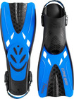 Cressi Adult Adjustable Snorkeling Fins With Ultra Resistant Buckles  Very Light