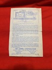 C6 Lionel Postwar Horse 3356 Car Set Operating Instructions 1956
