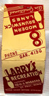1 Vtg Feature Bowling Matchbook Full Unstruck
