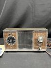 Vintage General Electric  1405a Dark Brown Transistor Radio    working   