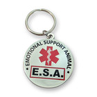 Service Dog Emotional Support Animal Esa Collar Dog Tag Metal All Access Canine   