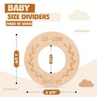 Jk Drumplates Mikki Joan   Baby Closet Dividers   9-pack Wooden Nursery Wood