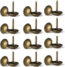 100 Pcs Upholstery Tacks Bronze Decorative Thumb Tacks Furniture Nails For Sofa