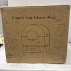 Smart Cat Litter Box Auto-clean 95l Large Capacity With Removable Liner