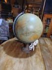 Antique  c  1950s  Weber Costello 12  Glass Globe Iron Base Lights Up