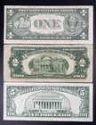 Set Of 3 Paper Money Silver Certificate    Red Seal  