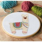 Dimensions 72-76201  llama  Punch Needle Embroidery Kit  8   Diameter - New