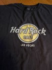 Vintage Hard Rock Caf   Las Vegas Black T-shirt Size Xxl Rock   Pop Music Tee