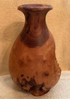 Vintage Shan Mu Tree Burled Root Carved Vase 10 Inches Tall