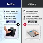 Digital Bathroom Scale For Body Weight - Recharable Weight Scale For
