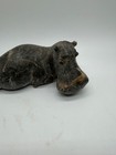 Vintage Likely African Stone Carving Statue Of Hippo   Hippopotamus