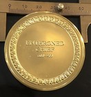 Greatest Art Sculptures Enthroned Chief  Coin Medal