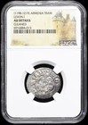 Armenia 1198-1219 Ad  Levon I Silver Tram Knights Templar Crusaders Coin  Ngc Au