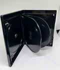 New 15mm 4k Ultra Hd Black 6-disc Case  Booklet Clips  Sleeve ps6-15mm Uhd  d13 