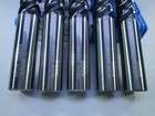 Lot   5   Kyocera Sgs 32664 V-carb Solid Carbide 1 2  5 Flute End Mills Set