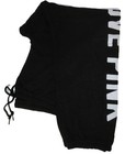 Victoria   s Secret Pink Block Letter Black Jogging Set Size Large New Never Worn