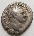 Vespasian Ar Denarius Ad 71 Rome Ric 43 Priestly Implements Ancient Roman Coin
