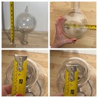 Rare Double Wall Uranium Glass Chemistry Lab Flask Bottle Steampunk Style Vessel