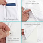 Lab Coat Men Women White Long Sleeve Unisex Lab Coats Cotton Laboratory Coats