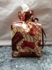 Western Cowboy   Cowgirl Boots On Cotton Fabric Handmade Square Tissue Box Cover