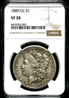 1889-cc  1 Morgan Silver One Dollar - Ngc Vf 30 - Carson City  Cc805