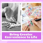 Zippered Pill Pouch Bags 20 Pcs Slide Lock Reusable Traveling Bpa-free For Pills