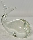 Murano Glass Vintage L Zanetti Whale Paperweight Art Glass Italy Beautiful