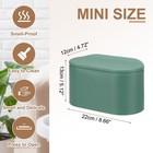 Mini Trash Cans  0 8 Gallon Press Type Small Desktop Trash Cans  Green