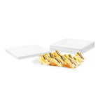 Karat Earth 10   x 10    Pfas Free Bagasse  Square Plate   White - 500 Pcs