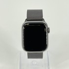 Apple Watch  series 8  41mm Graphite Stainless Steel  lte  W  Milanese Loop Band