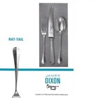 The Finest  Silver Plated Large Serving Fork    rattail
