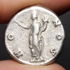 Marcus Aurelius Denarius As Caesar  junior Emperor  Ancient Roman Silver Coin