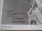 Elyse Knox Signed 8x10 Photo   1917-2012 