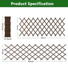 Expandable Garden Trellis For Climbing Plants  Wooden Lattice Panels 37 x90 