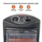 Comfort Zone Space Heaters For Indoor Use Portable Electric Heater Adjustable