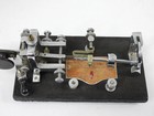 Vibroplex Original Vintage 1944 Ham Radio Code Cw Telegraph Key   Case  nice 